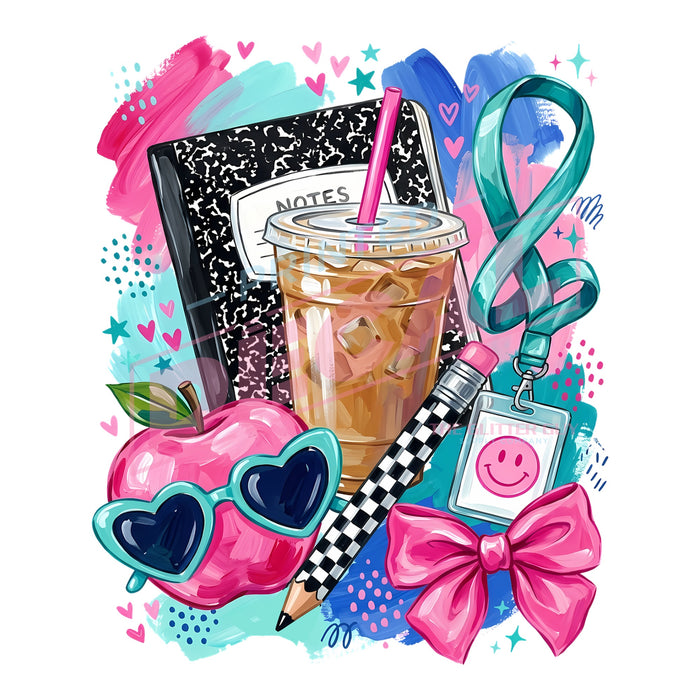 Printed Decal - Preppy Back To School #527