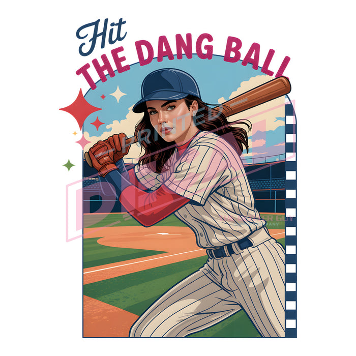 Printed Decal - Hit The Ball #552