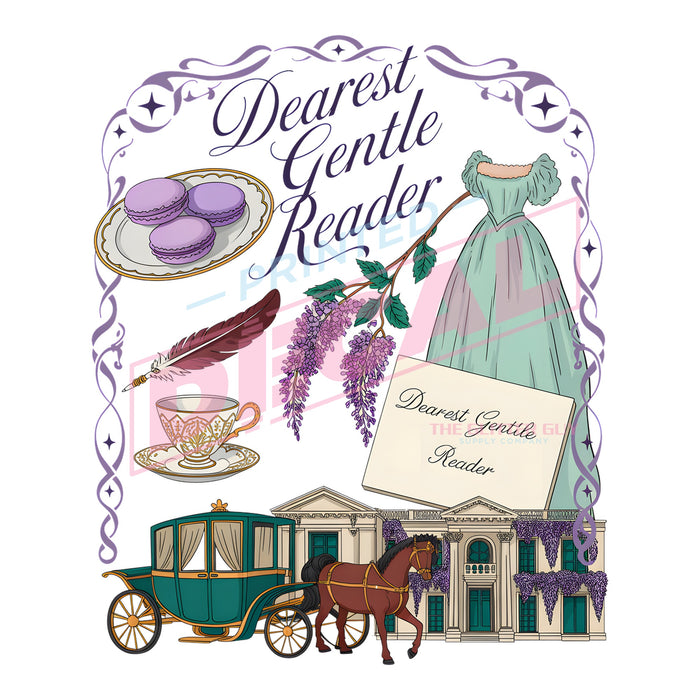Printed Decal - Dearest Reader #556