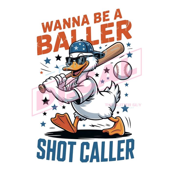 Printed Decal - Shot Caller #557