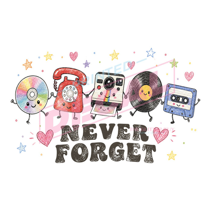 Printed Decal - Never Forger #560