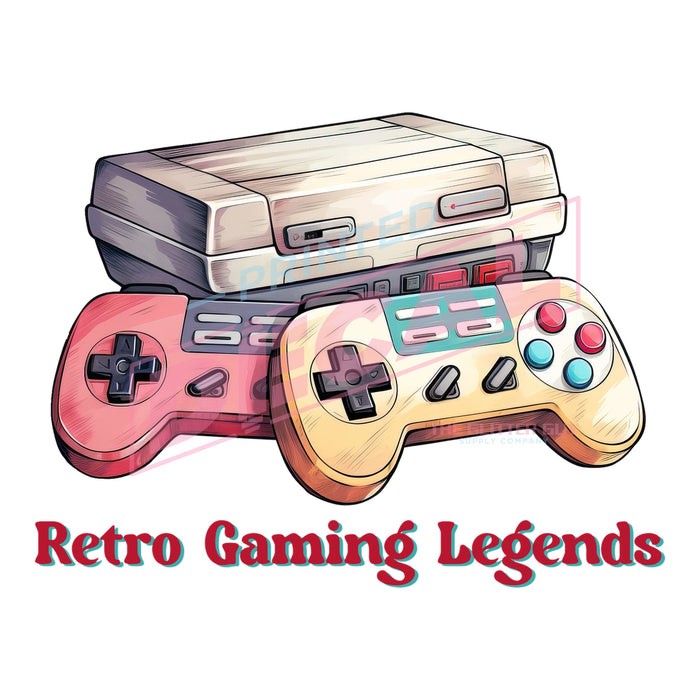 Printed Decal - Retro Gaming Legends #567
