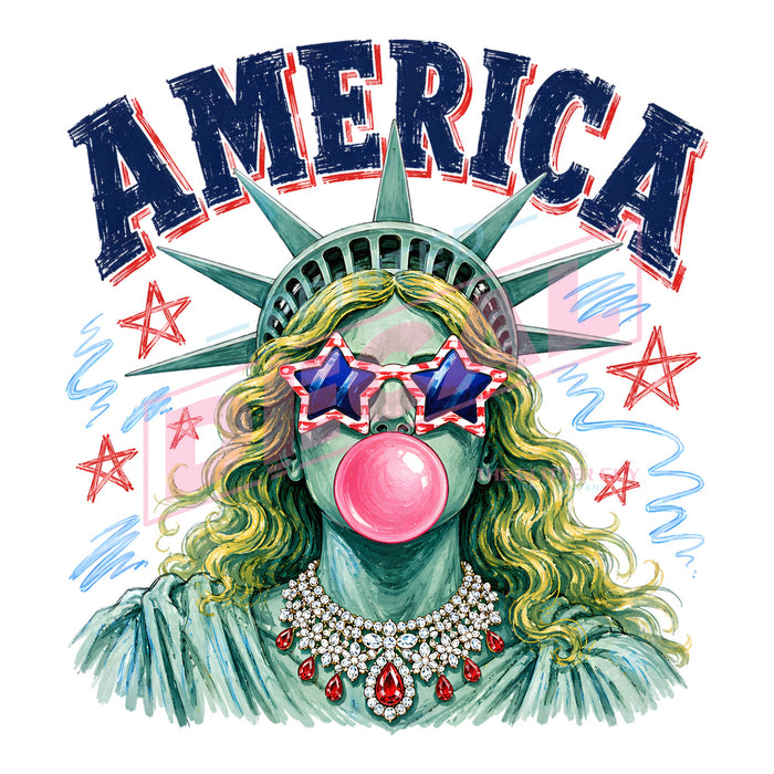Printed Decal - America #569