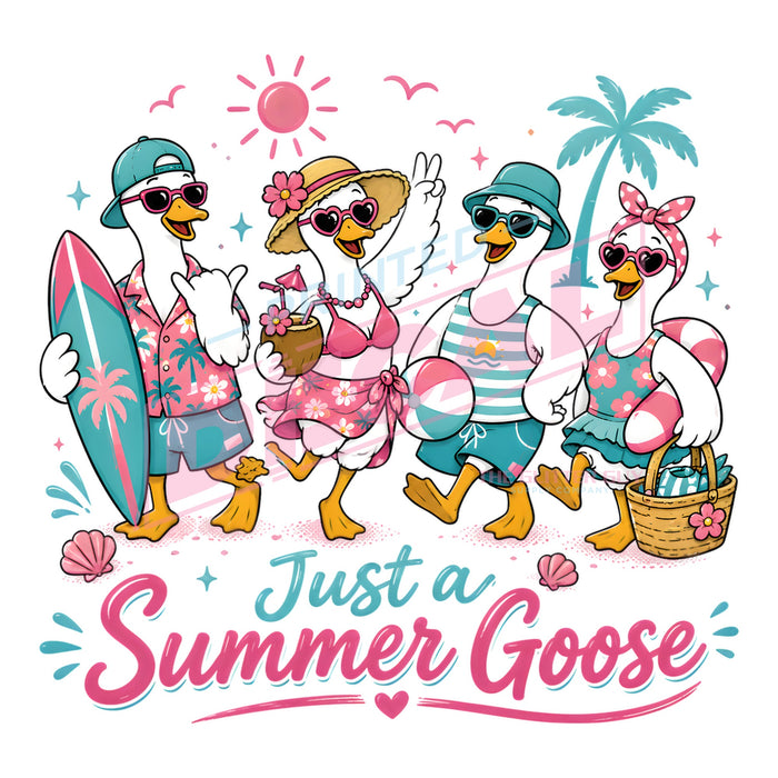 Printed Decal - Summer Goose #581