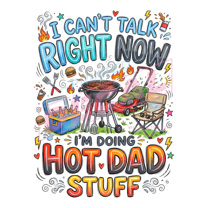 Printed Decal - Hot Dad Stuff #587