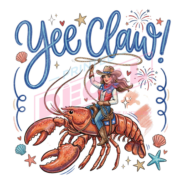 Printed Decal - Yee Claw #597