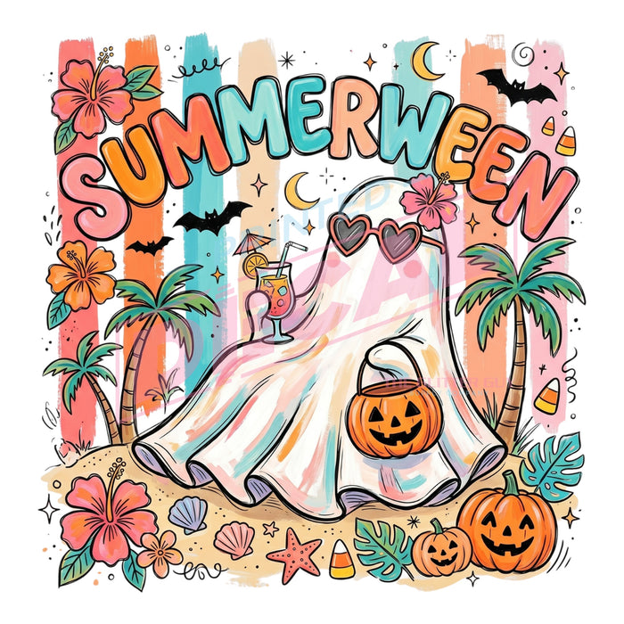 Printed Decal - Summerween #600