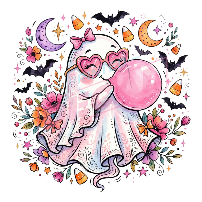 Printed Decal - Pretty Ghost #601