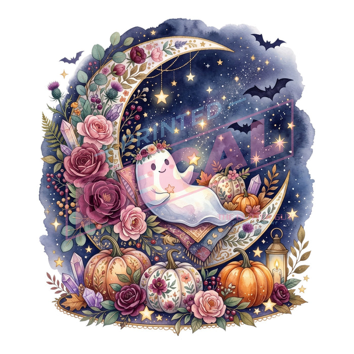 Printed Decal - Moon Ghost #602