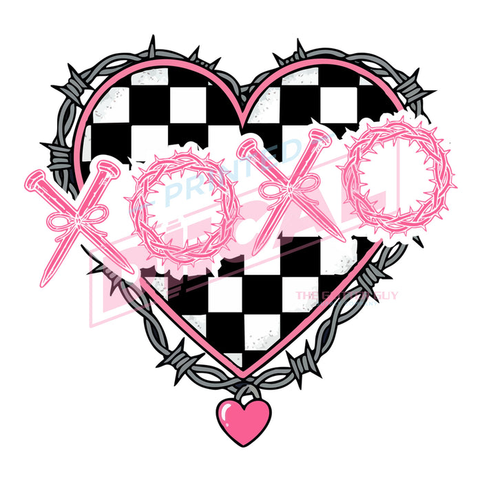 Printed Decal - Emo XoXo #606