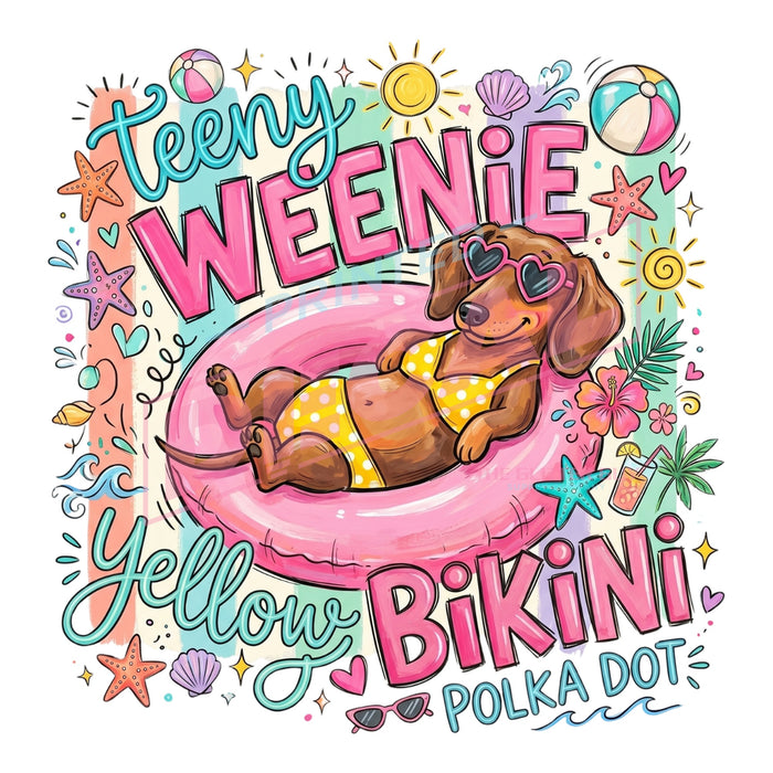 Printed Decal - Teeny Weenie Bikini #634