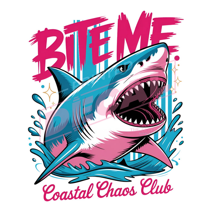 Printed Decal - Bite Me #637