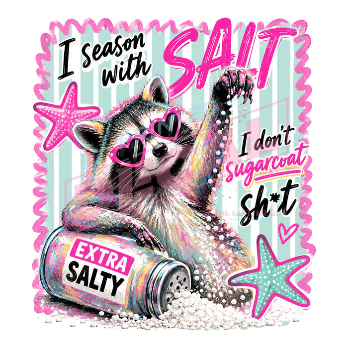 Printed Decal - Season With Salt #654