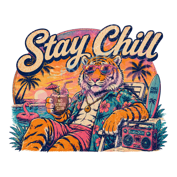 Printed Decal - Stay Chill #660