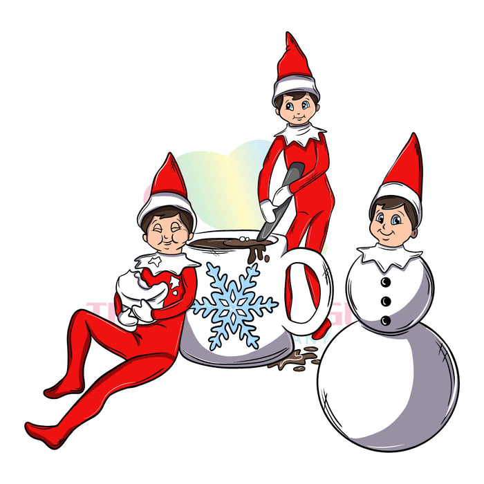 Printed Decal - Watching Elves
