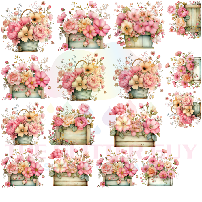 Premade Gang Sheet - GS114 Florals