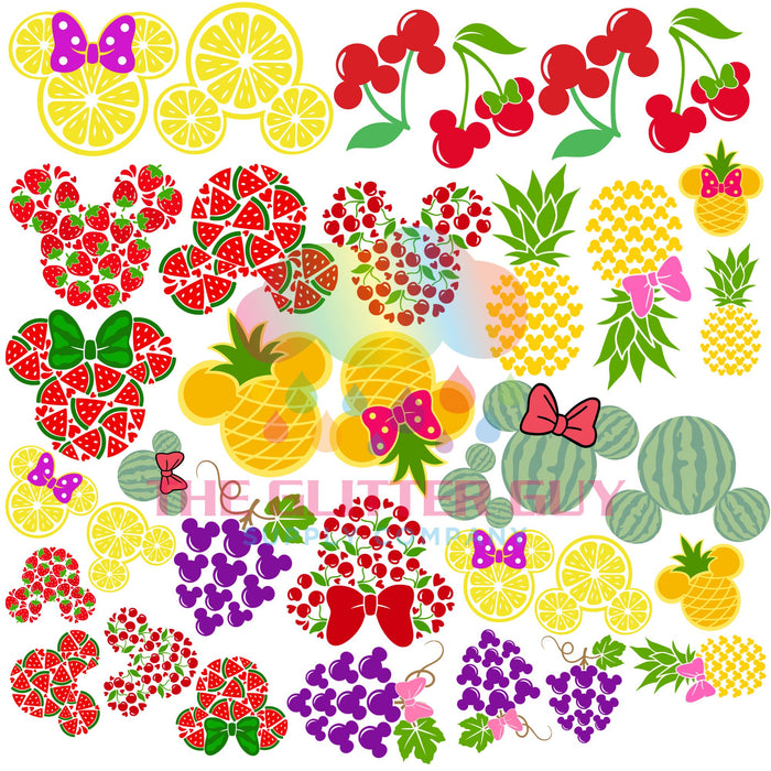Premade Gang Sheet - Fruit Mice
