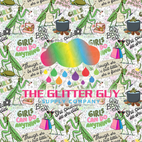 Printed Vinyl - Girls Can