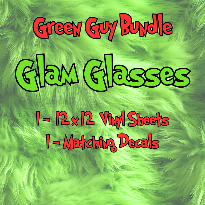 Green Guy - Glam Glassses - Printed Vinyl Bundle