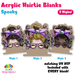 Spooky acrylic hair tie holder keychain H-027