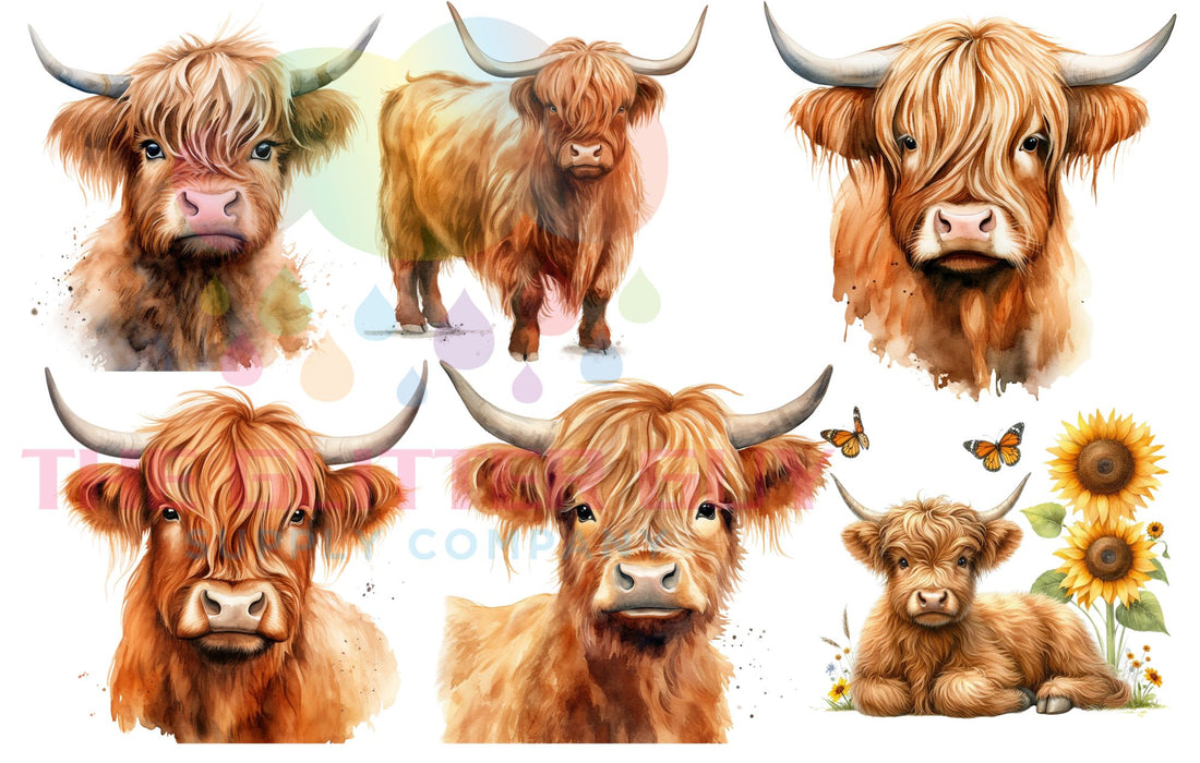 Highland Sweetheart - Premade Gang Sheet