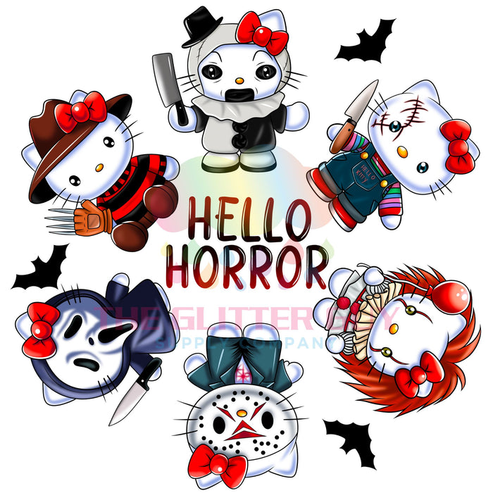 Printed Decal - Horror Kitty
