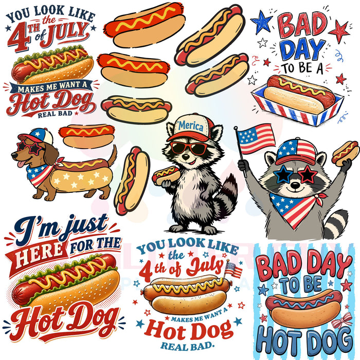 Premade Gang Sheet - Hotdog Life