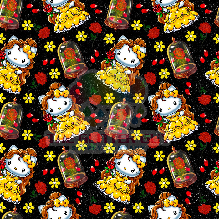 Printed Vinyl - Kitty Mashup Belle 309