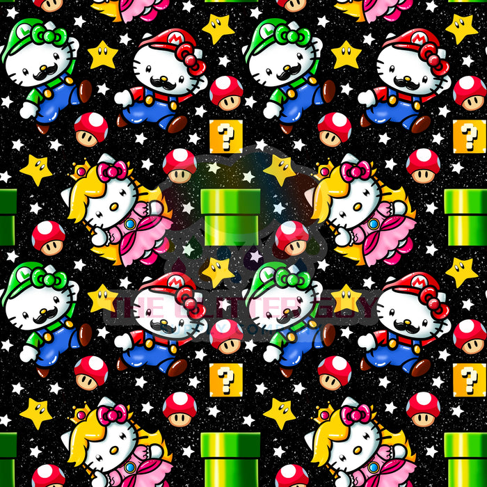 Printed Vinyl - Kitty Mashup Plumber 311