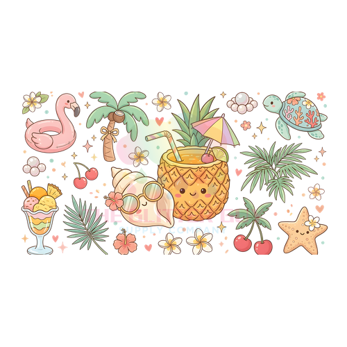 Libbey Wrap - Kawaii Tropical Summer 019