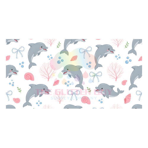 Libbey Wrap - Dolphins and Bows 003