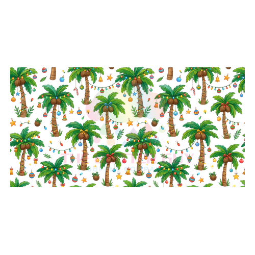 Libbey Wrap - Christmas Palm Trees 014