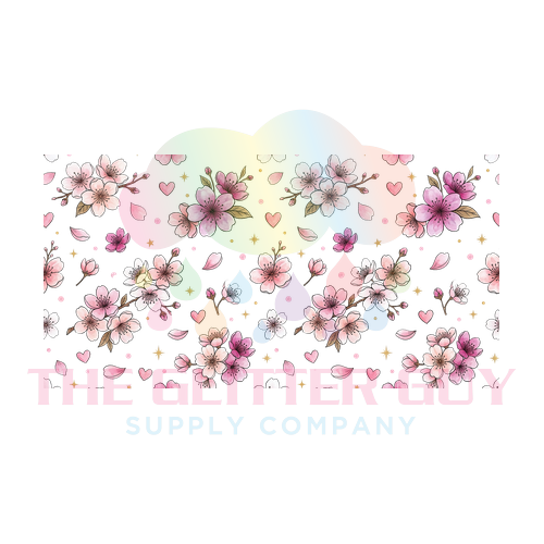 Libbey Wrap - Cherry Blossom Hearts 023