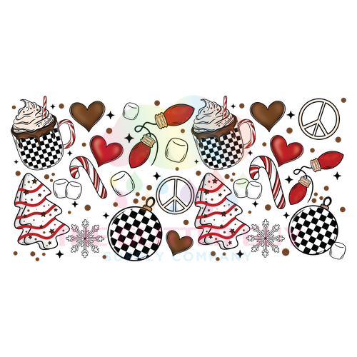 Libbey Can Wrap 16oz - Ink Transfers | Christmas Needs | UVDTF from The Glitter Guy