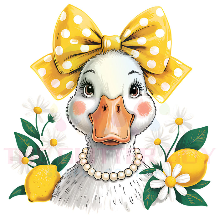 Printed Decal -  Lemon Duck