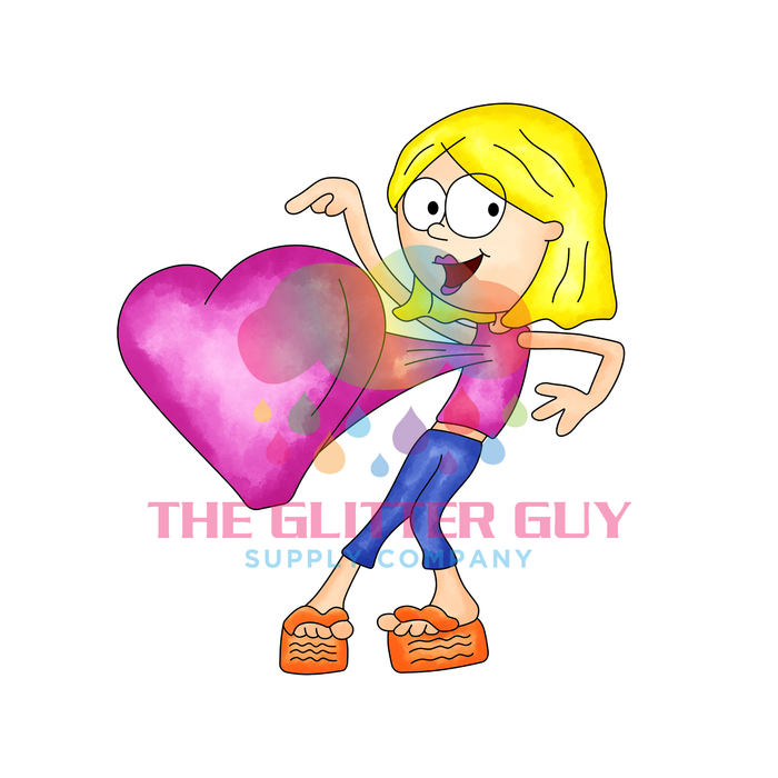 Printed Decal - Liz Heart