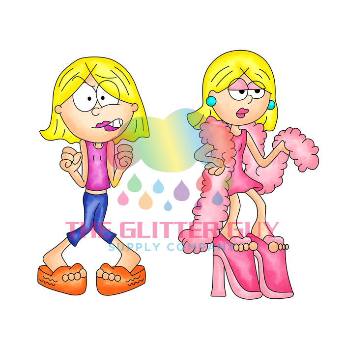 Printed Decal - Liz Standing 2 Pack