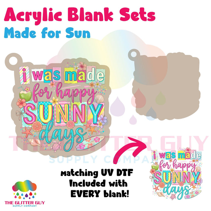 Acrylic Blank & Keychain Kit - Made For Sun