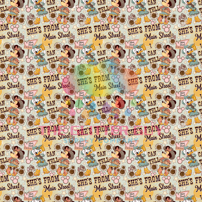 Printed Vinyl - She's From Mainstreet
