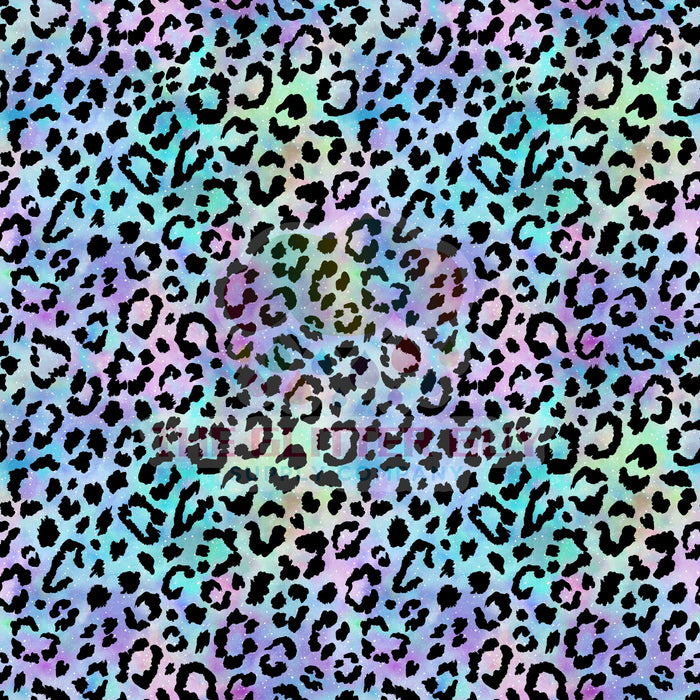 Printed Vinyl - Neon Leopard 184