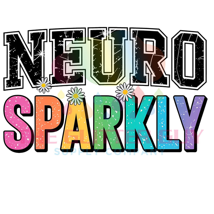 Printed Decal - Neuro Sparkly