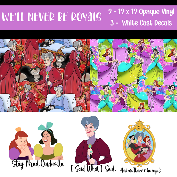 We'll Never Be Royals - Printed Vinyl Bundle
