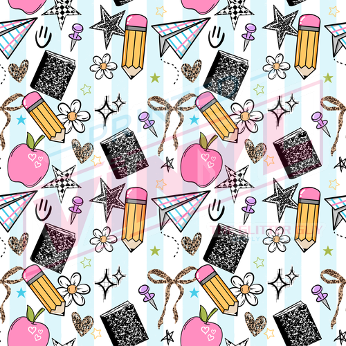 Printed Vinyl - School Things 027
