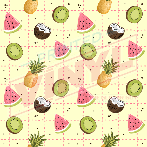 Printed Vinyl - Summer Fruit 032