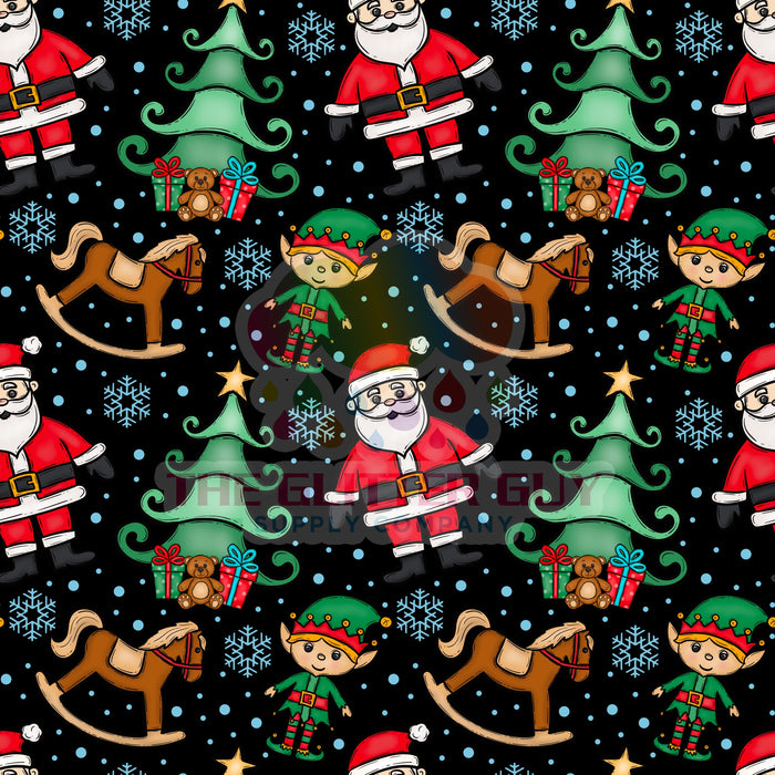 Printed Vinyl - Retro Christmas 102