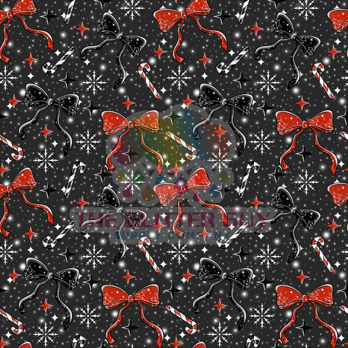 Printed Vinyl - Christmas Bows 103