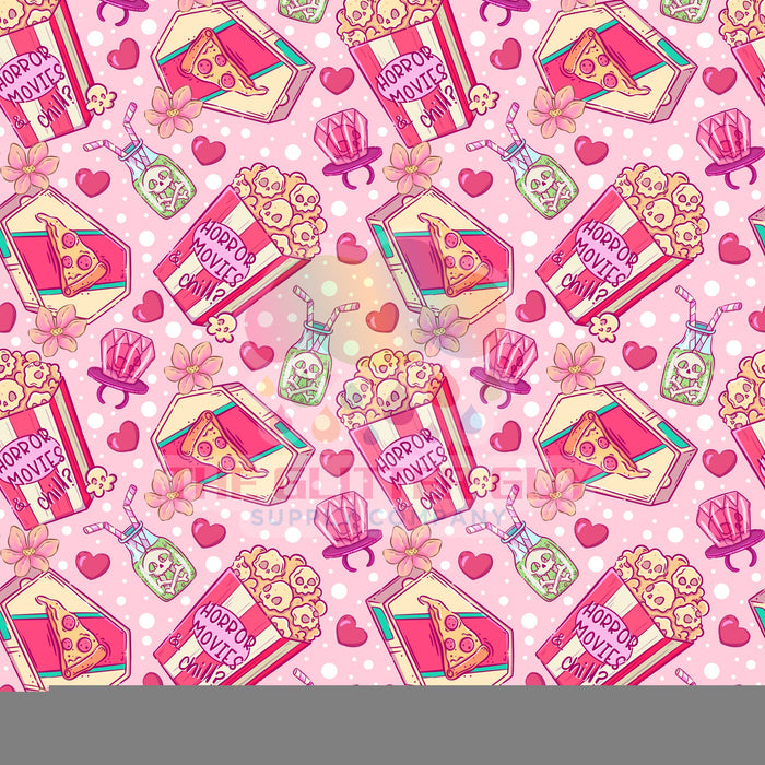 Printed Vinyl - Horror & Chill Pink 179