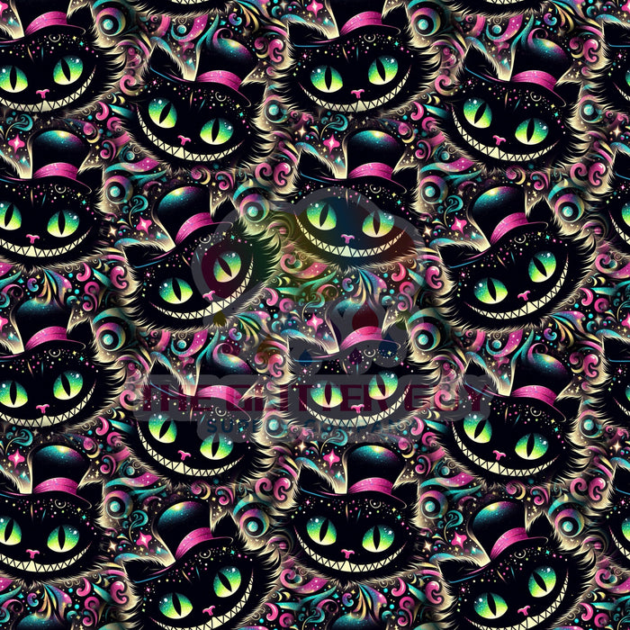 Printed Vinyl - Trippy Cats 258