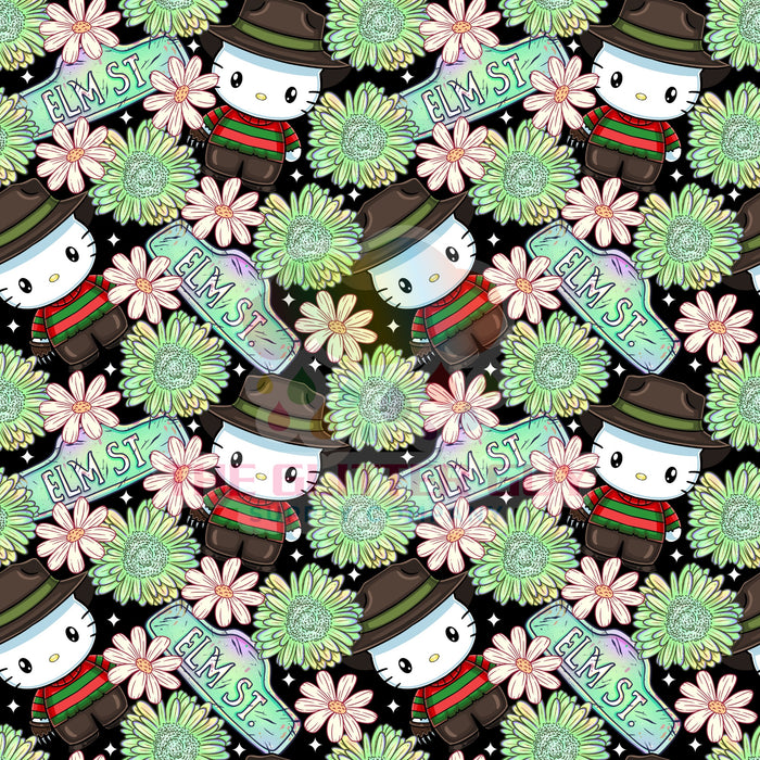 Printed Vinyl - Elm Street Kitty 302