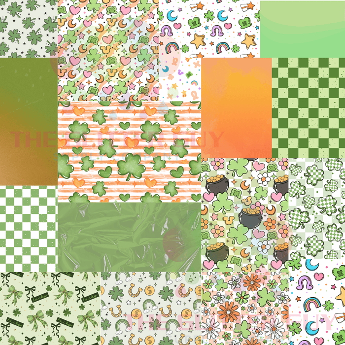 Printed Vinyl Patchwork - St Patrick